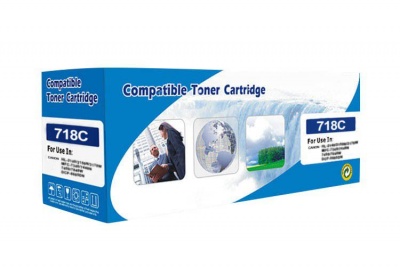 Photo of Canon 718 / C718 Compatible Cyan Toner