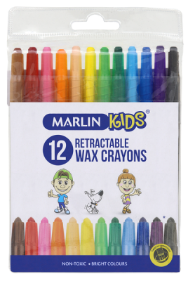 Photo of Marlin Kids 12 Retractable Crayons