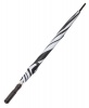 Marco Golf Umbrella With Wooden Handle - Black/White Photo