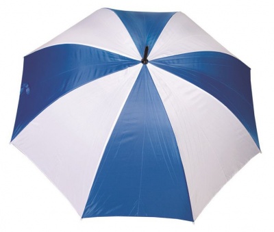 Photo of Marco Golf Umbrella - Wooden Handle [Sky Blue & White]