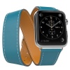 Tek88 Apple Watch 38mm Hermes Teal Leather Double Tour Photo