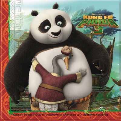 Photo of Kung Fu Panda 2Ply Paper Napkins