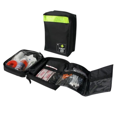 Photo of Eco - First Aid Kit Bag - Black & Lime