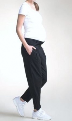 Photo of Absolute Maternity Jogger Pants with Band - Black
