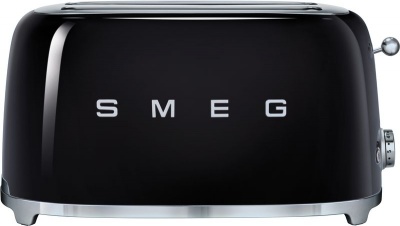 Photo of Smeg - 4 Slice Toaster - Glossy Black