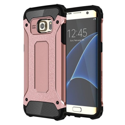 Photo of Tuff Luv Tuff-Luv Tough Armour Case for the Samsung Galaxy S7 Edge - Rose Gold