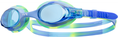 Photo of TYR Junior Swimple Tie Dye Goggles - Blue/Green