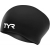Tyr Wrinkle Free Silicone Swimming Cap - Black Photo