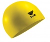 TYR Wrinkle Free Silicone Swimming Cap - Yellow Photo