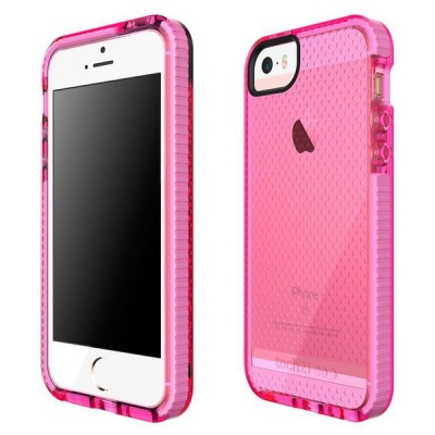 Photo of Tech21 iPhone 5/5S/SE Evo Mesh Cover - Pink & White