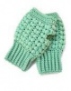 Croshka Designs Crochet Hand Warmers for Women - Fresh Green Photo