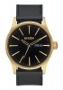 Nixon Sentry Leather Gold Black Watch - A105513-00 Photo