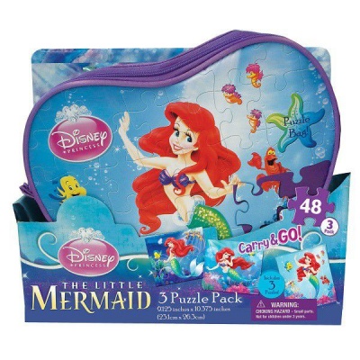 Photo of Disney Princess 3 Pack Puzzles In A Bag