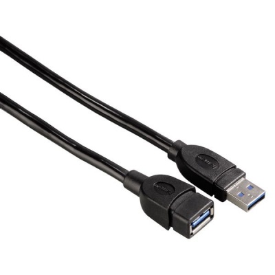 Photo of Hama USB 3.0 1.8m Shielded Extension Cable - Black