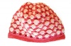 Croshka Designs Crochet Babala Beanie In Raspberry And Ballet Pink Photo