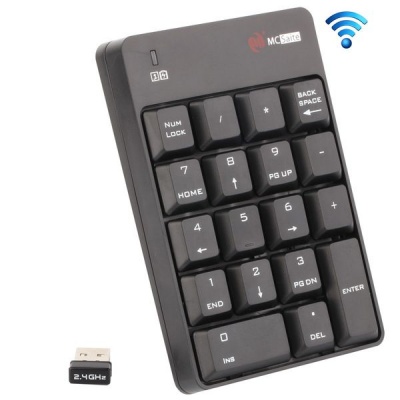 Photo of Tuff Luv TUFF-LUV Mini Numeric KeyPad - Wireless - Black