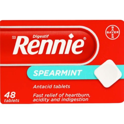 Photo of Rennie Spearmint - 48 Tablets