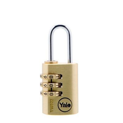 Photo of Yale 22mm Brass combination padlock
