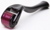 540 Titanium Microneedle Derma Roller 1mm - Black & Purple Photo
