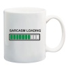 Qtees Africa Sarcasm Loading White Printed Mug Photo