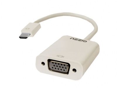 Photo of Gizzu HDMI To VGA With Audio Adapter - White