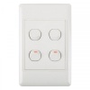 Nexus - Switch Light With Cover - 4 Lever Photo