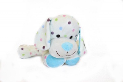Photo of Dots & Spots Blue Dog Plush Toy