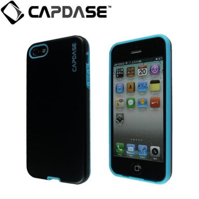 Photo of Capdase Soft Jacket Vika for iPhone 5/5S/SE - Black/Blue