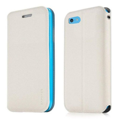 Photo of Capdase Folder Case Sider Baco for iPhone 5/5S/SE - White/Blue