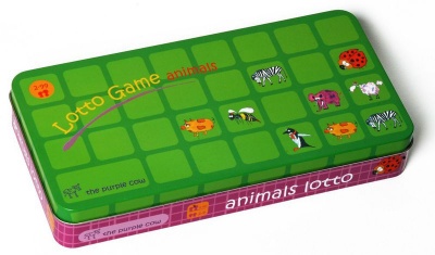 Photo of The Purple Cow Lotto Game Animals