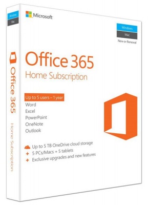 Photo of Microsoft Office 365 - Home 1 Year Subscription