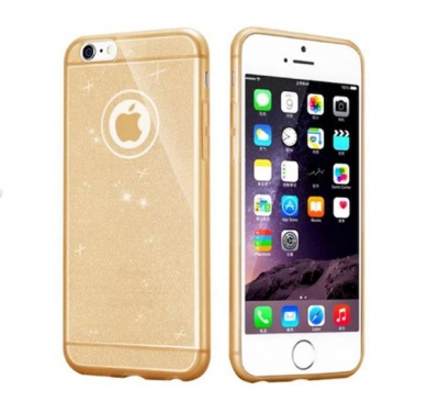 Photo of Gold Glitter Luxury Bling Silcone TPU Phone Cover Case for iPhone 6 & 6S