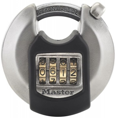 Photo of Master Lock Ultimate Strength 70mm Stainless Steel Combination Discus Padlock