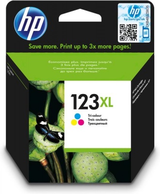 Photo of HP 123XL High Yield Tri-Colour Ink Cartridge