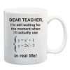 Dear Teacher White Printed Mug Photo