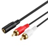 Raz Tech 3.5mm Aux Female Audio Jack to Audio RCA Cable Photo