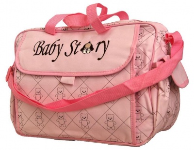 Photo of Fino Waterproof Built in Changing Station Nappy Bag Pink