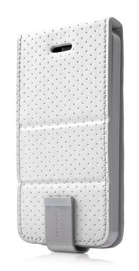 Photo of Capdase Folder Case Upper Polka iPhone 5/5S/SE - White & Grey