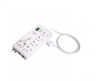 Ellies Eco Smart Surge Power Block with TelCoax Protection