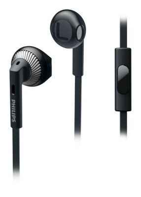 Photo of Philips SHE3205 In-Ear Headphones with Mic - Black