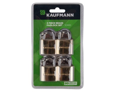 Photo of Kaufmann - 4 Piece 30mm Brass Lock Set