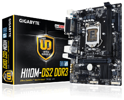 Photo of Gigabyte H110MDs2 LGA1151 Intel Motherboard