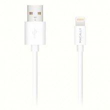 Photo of MACALLY Lightning Sync 1m Cable for iPad iPhone and iPod - White
