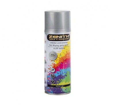 Photo of Bulk Pack 5x Spray-Paint Zenith 300ml Net Br-Silver