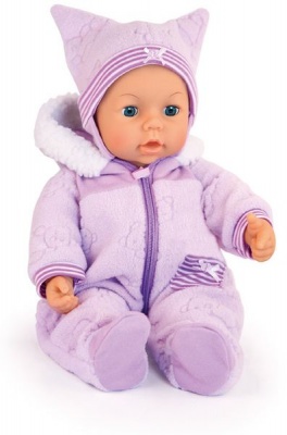Photo of Bayer Piccolina Magic Eyes Doll with Accessories Purple-
