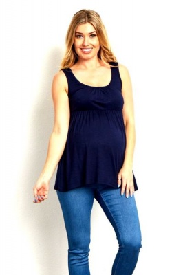 Photo of Absolute Maternity Styled Tank Top - Navy