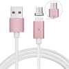 Tuff-Luv Magnetic 8 Pin Lightning Micro USB Data Charging Cable for SmartPhones - Rose Gold Cellphone Cellphone Photo
