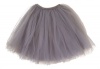 Long Fluffy Tulle Tutu Skirt in Color Grey Photo