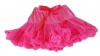 Frilly Layered Tutu Skirt with Ribbon Bow in Hot Pink Photo