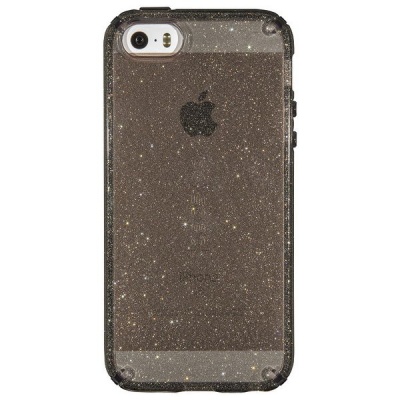 Photo of Speck Candyshell Clear with Glitter for iPhone 5/5S/5Se - Onyx/Gold Glitter